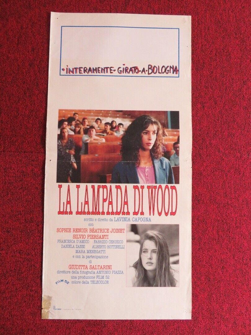 LA LAMPADA DI WOOD ITALIAN LOCANDINA (27.5"x13") POSTER SOPHIE RENOIR 1994 - Rendezvous Cinema