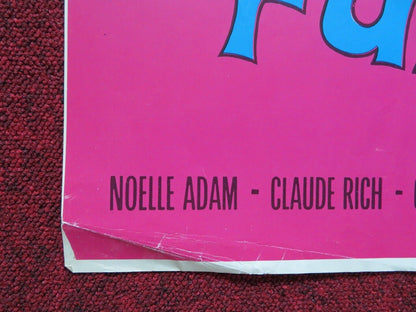 LA LEGGE DEL PIU FURBO ITALIAN FOGLIO ROLLED POSTER LOUIS DE FUNES NOELLE ADAM Movie posters