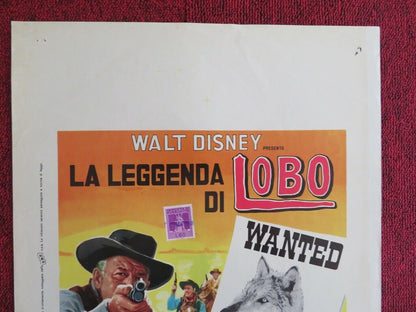 LA LEGGENDA DI LOBO ITALIAN LOCANDINA (27.5"x13") POSTER DISNEY 1968 Movie posters