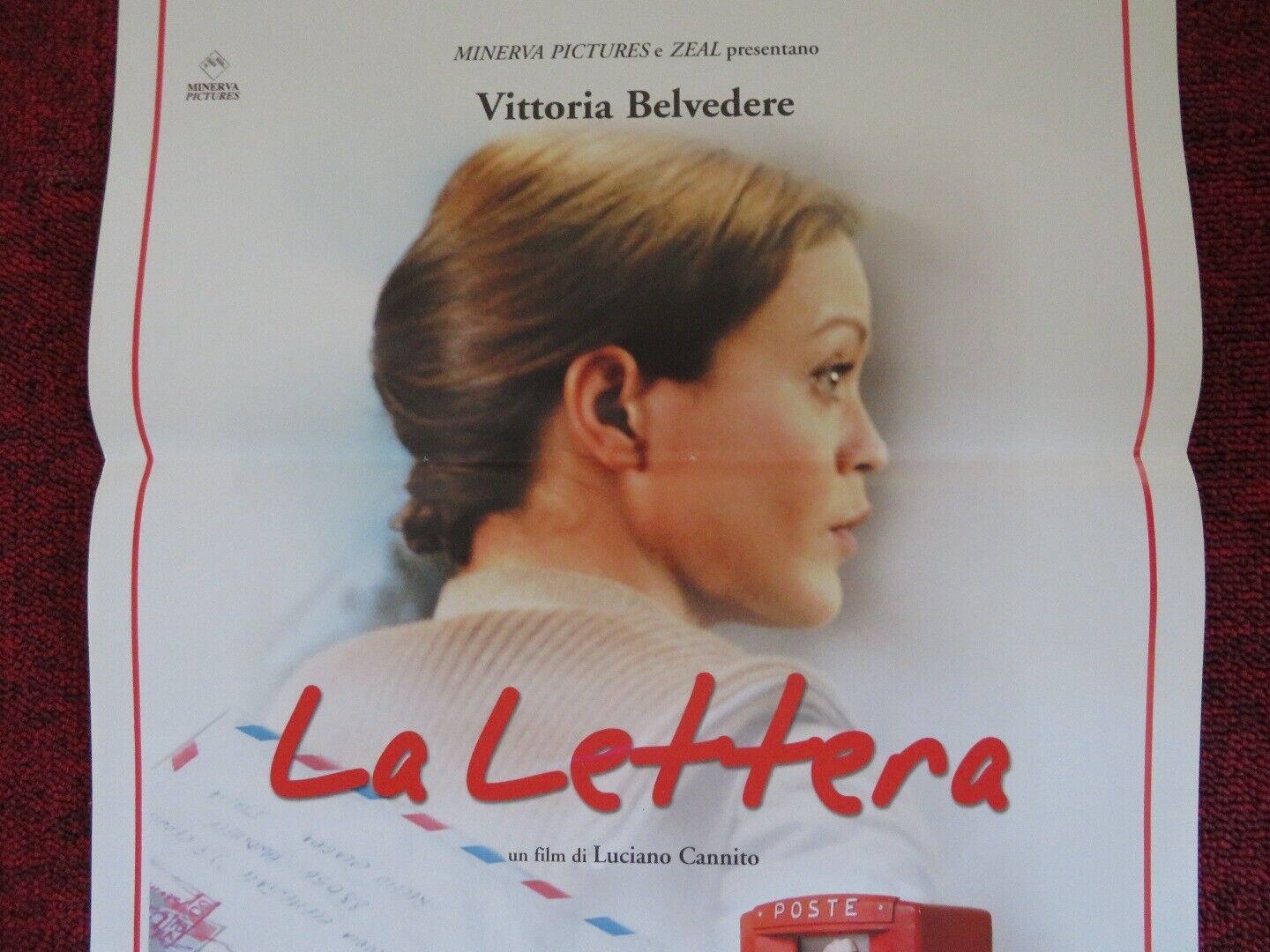 LA LETTERA ITALIAN LOCANDINA (27.5"x13") POSTER VITTORIA BELVEDERE 2004 - Rendezvous Cinema