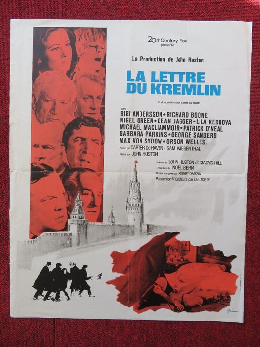 LA LETTRE DU KREMLIN/ The Kremlin Letter FRENCH (17.5" x 22") POSTER 1970 Movie posters