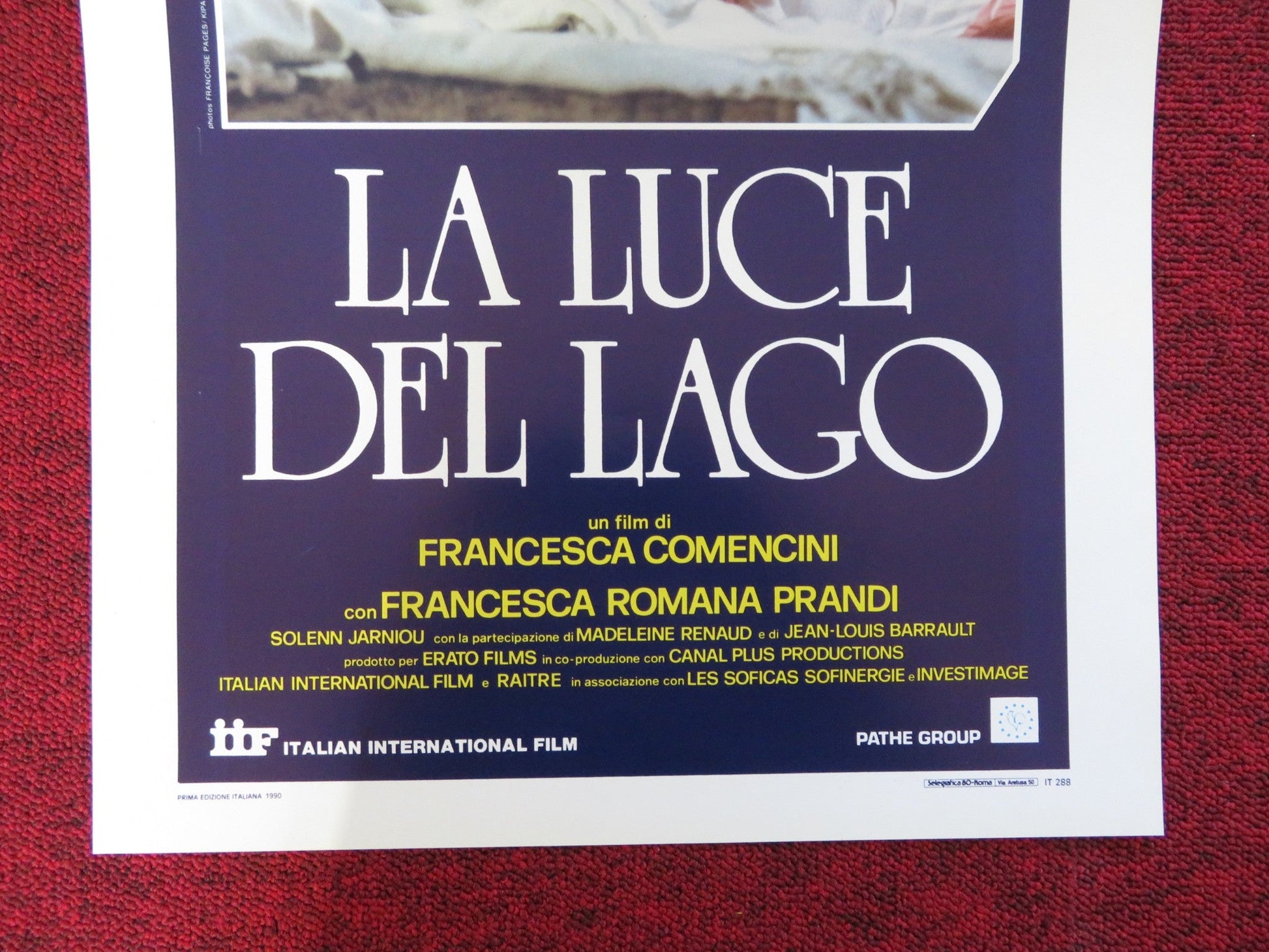 LA LUMIERE DU LAC ITALIAN LOCANDINA POSTER NICOLE GARCIA WADECK STANCZAK 1990 Rendezvous Cinema Movie posters