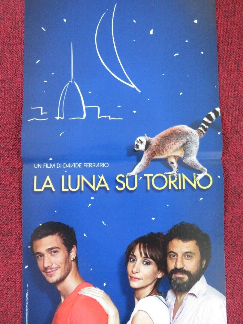 LA LUNA SU TORINO ITALIAN LOCANDINA (27"x13") POSTER WALTER LEONARDI 2013 Rendezvous Cinema Movie posters