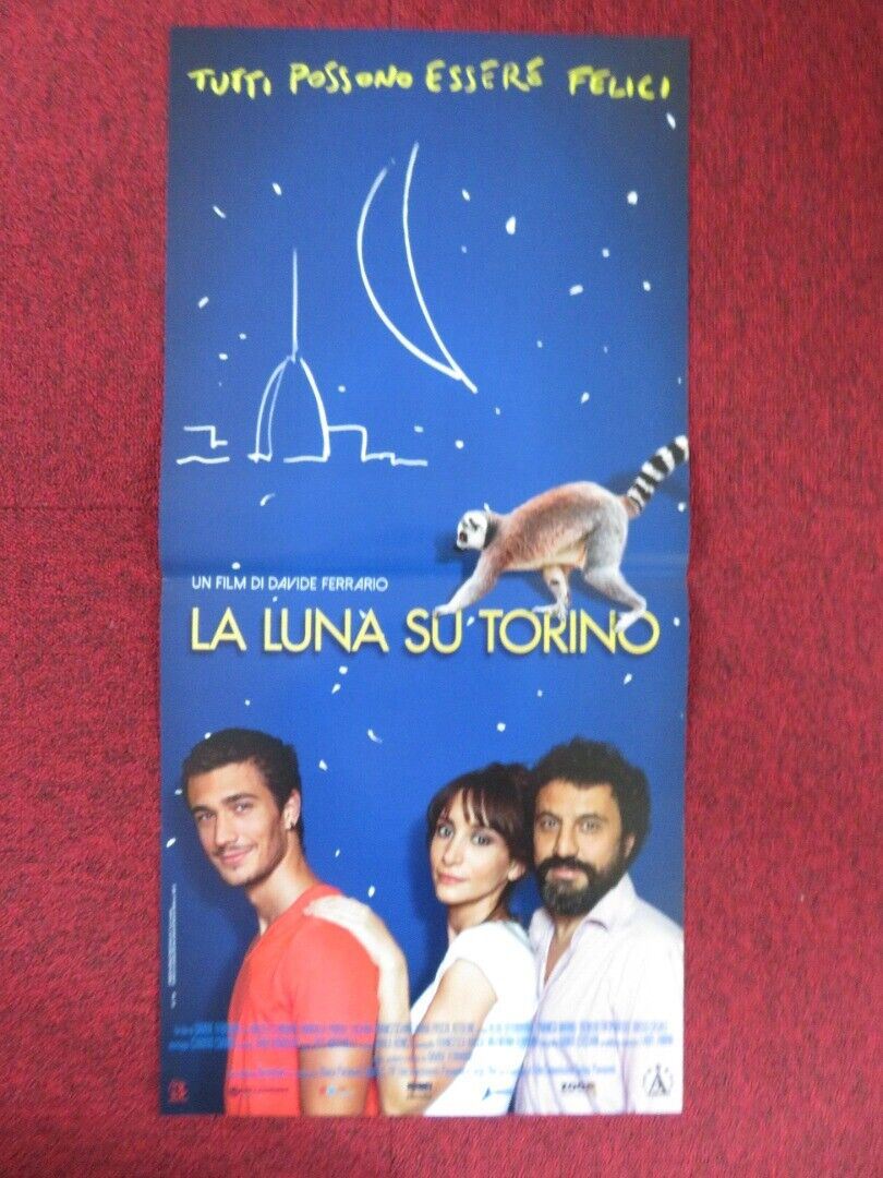 LA LUNA SU TORINO ITALIAN LOCANDINA (27"x13") POSTER WALTER LEONARDI 2013 Rendezvous Cinema Movie posters