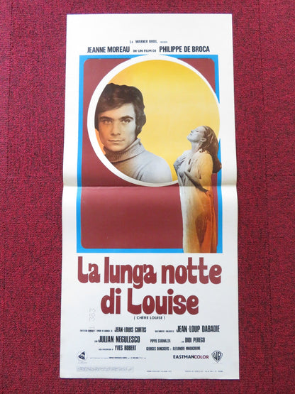 LA LUNGA NOTTE DI LOUISE ITALIAN LOCANDINA POSTER JEANNE MOREAU DE BROCA 1972 Rendezvous Cinema Movie posters