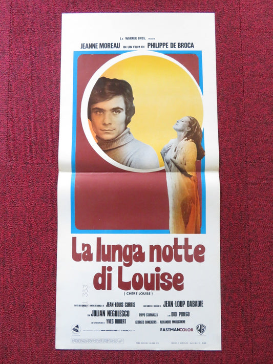 LA LUNGA NOTTE DI LOUISE ITALIAN LOCANDINA POSTER JEANNE MOREAU DE BROCA 1972 Rendezvous Cinema Movie posters