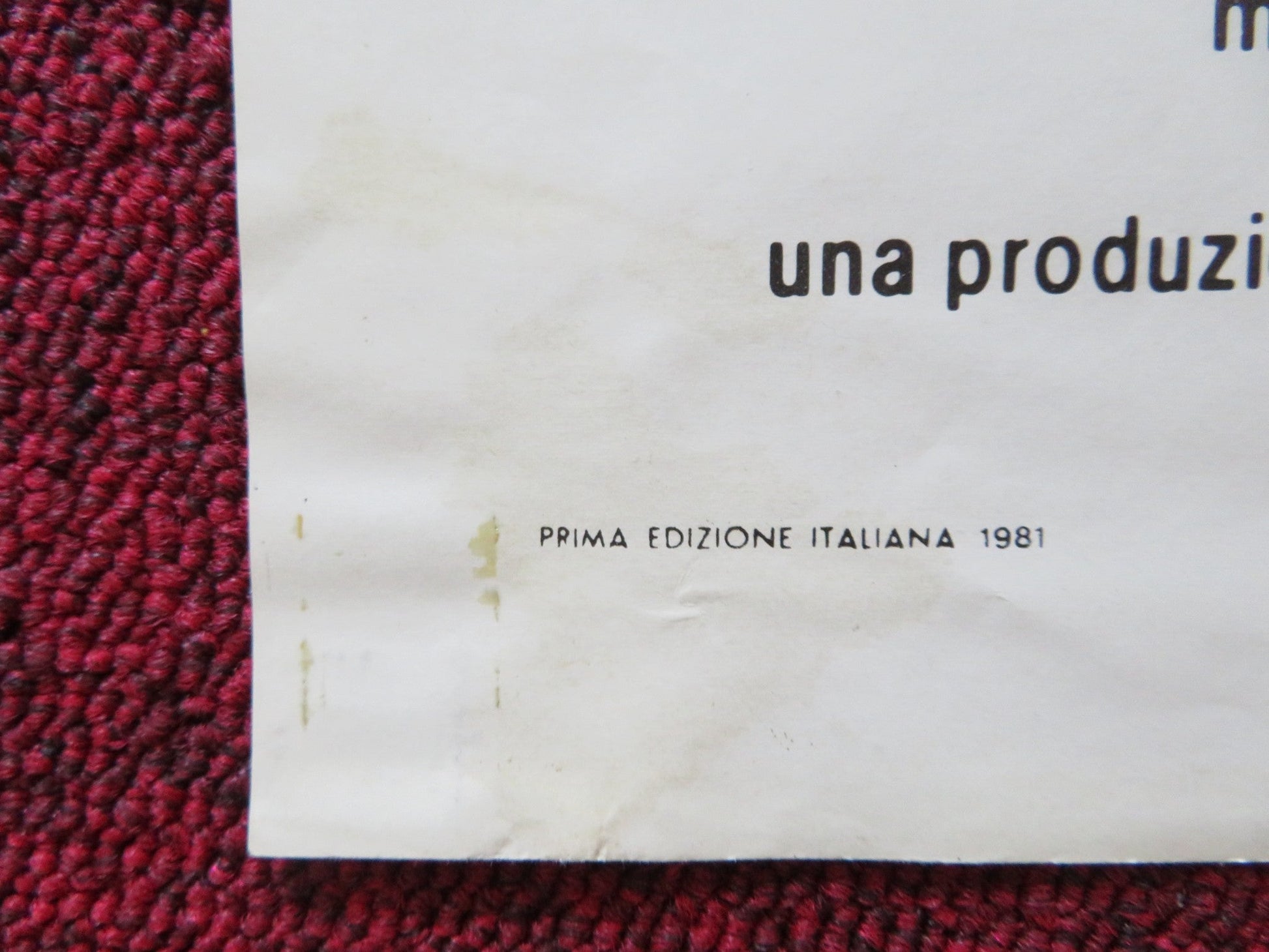 LA MAESTRA DI SCI ITALIAN LOCANDINA POSTER CARMEN RUSSO ANDY LUOTTO 1981 Rendezvous Cinema Movie posters