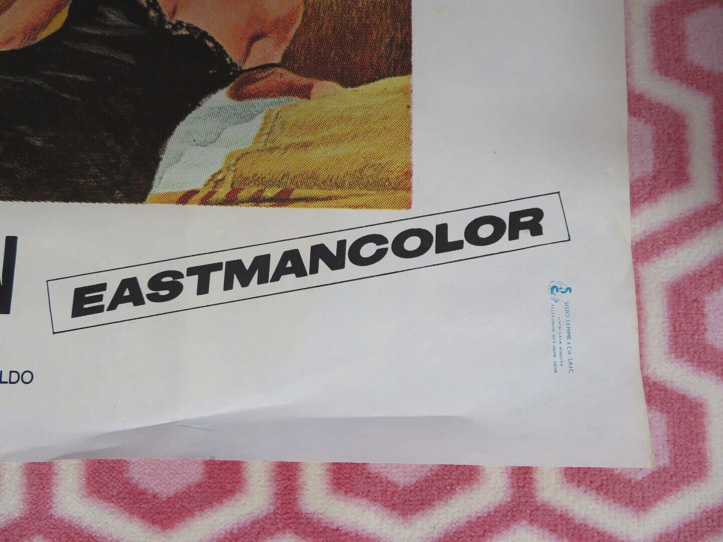 LA MAFFIA ARGENTINIAN (42"x 29") POSTER ALFREDO ALCON JOSE SLAVIN 1972 Movie posters