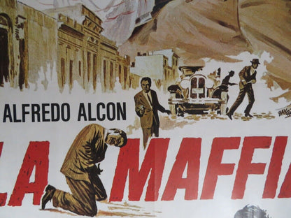 LA MAFFIA ARGENTINIAN (42"x 29") POSTER ALFREDO ALCON JOSE SLAVIN 1972 Movie posters