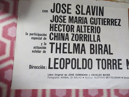 LA MAFFIA ARGENTINIAN (42"x 29") POSTER ALFREDO ALCON JOSE SLAVIN 1972 Movie posters