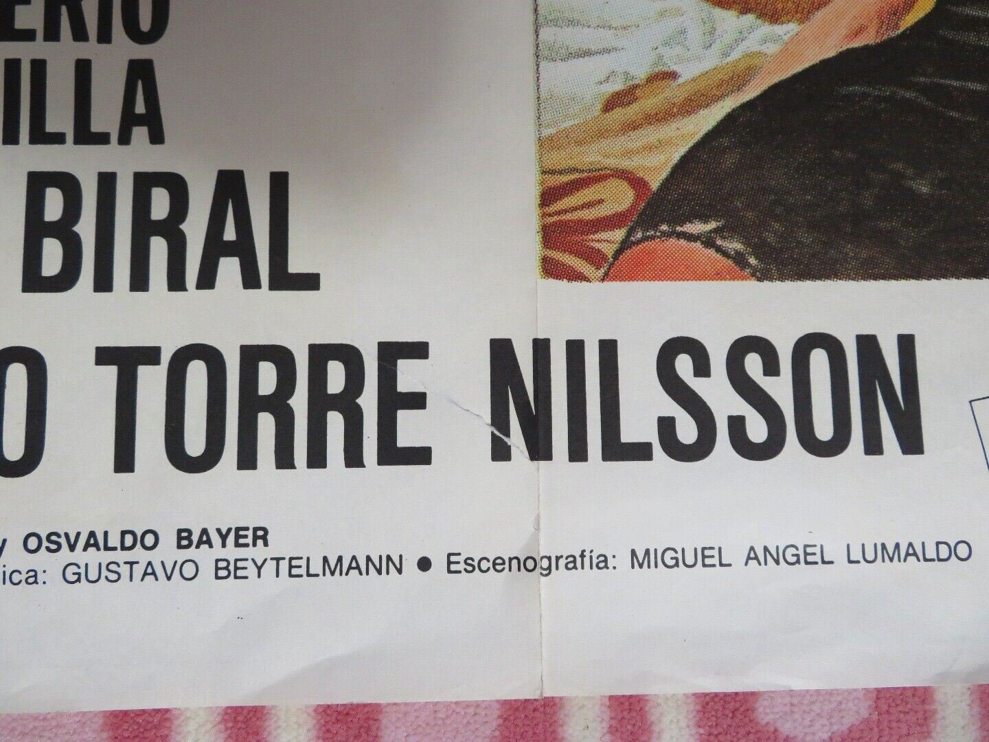 LA MAFFIA ARGENTINIAN (42"x 29") POSTER ALFREDO ALCON JOSE SLAVIN 1972 Movie posters