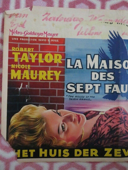 LA MAISON DES SEPT FAUCONS / THE HOUSE OF THE SEVEN HAWKS BELGIUM POSTER Movie posters