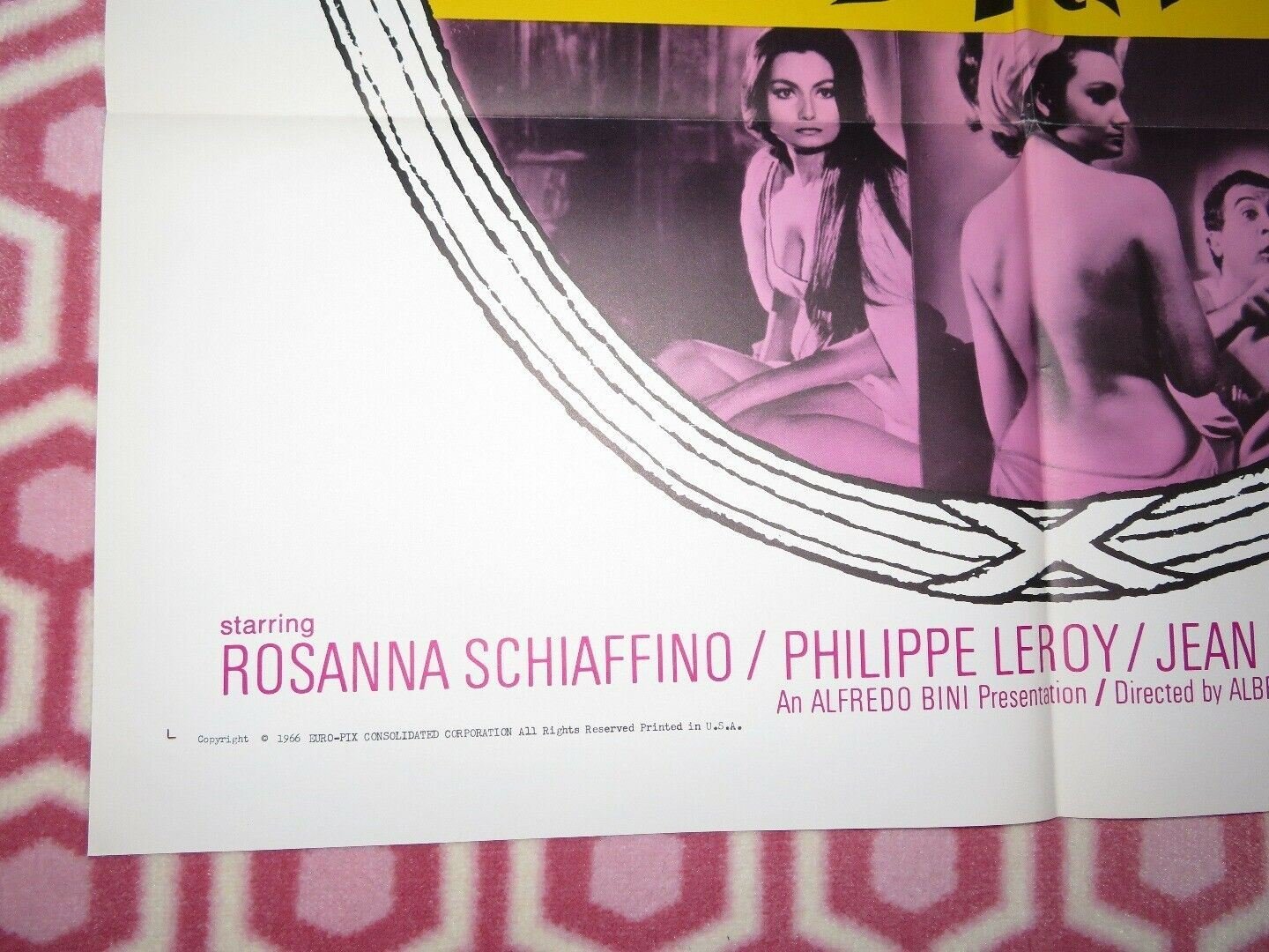 LA MANDRAGOLA US ONE SHEET POSTER ROSANNA SCHIAFFINO 1966 Movie posters