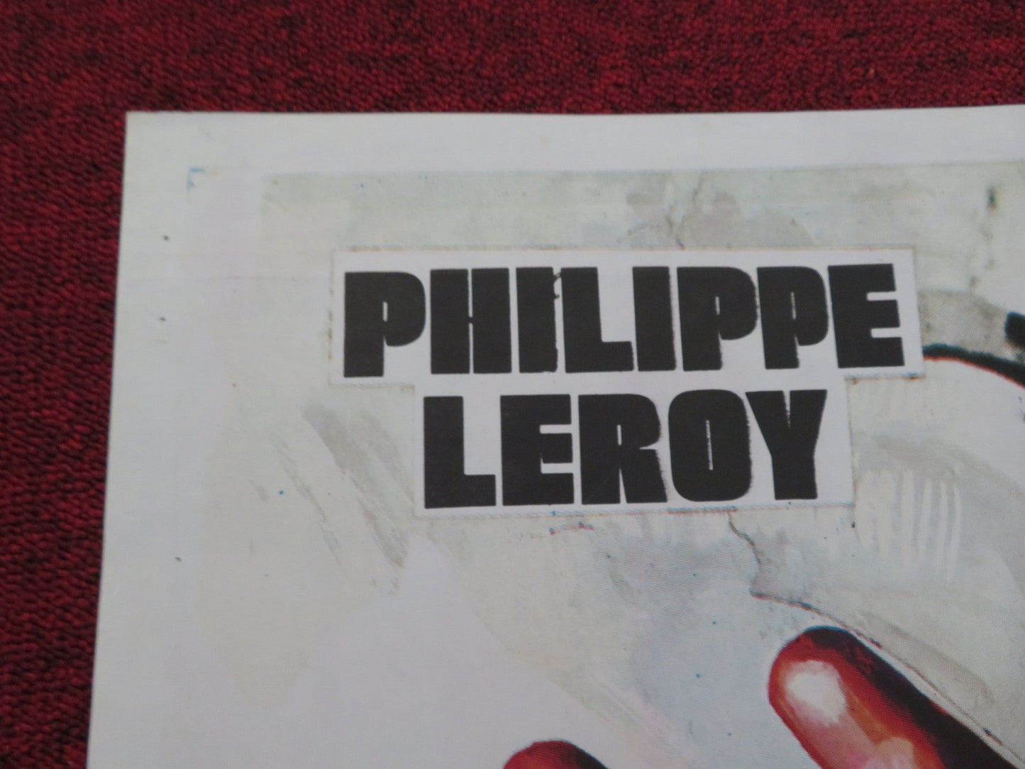 LA MANO SPIETATA DELLA LEGGE FOLDED SPANISH POSTER PHILIPPE LEROY 1973 Rendezvous Cinema Movie posters