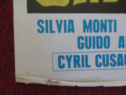 LA MANO SPIETATA DELLA LEGGE FOLDED SPANISH POSTER PHILIPPE LEROY 1973 Rendezvous Cinema Movie posters