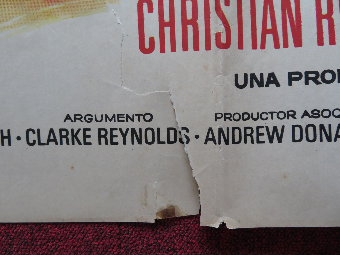 LA MARCA DE CAIN SPANISH POSTER VINCE EDWARDS JACK PALANCE 1969 Rendezvous Cinema Movie posters