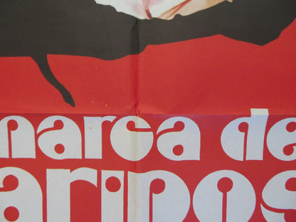 LA MARCA DE LA MARIPOSA / BUTTERFLY SPANISH POSTER ORSON WELLES STACY KEACH 1981 Rendezvous Cinema Movie posters