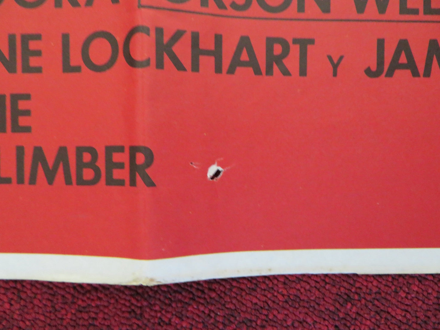 LA MARCA DE LA MARIPOSA / BUTTERFLY SPANISH POSTER ORSON WELLES STACY KEACH 1981 Rendezvous Cinema Movie posters