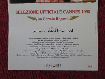 LA MELA / THE APPLE ITALIAN LOCANDINA POSTER MASSOUMEH NADERI ZAHRA NADERI 1998 Rendezvous Cinema Movie posters