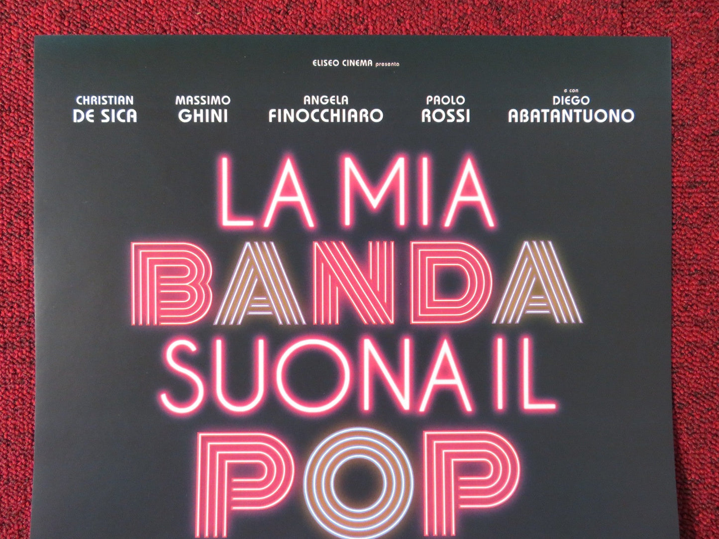 LA MIA BANDA SUONA IL POP ITALIAN LOCANDINA POSTER CHRISTIAN DE SICA 2020 Rendezvous Cinema Movie posters