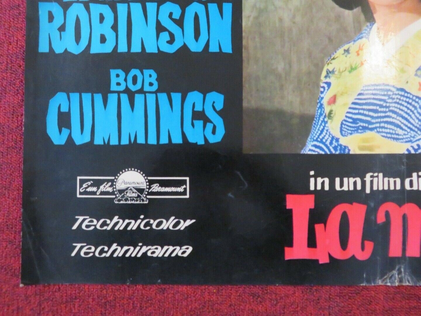 LA MIA GEISHA / MY GEISHA ITALIAN FOTOBUSTA POSTER SHIRLEY MACLAINE YVES MONTAND Movie posters