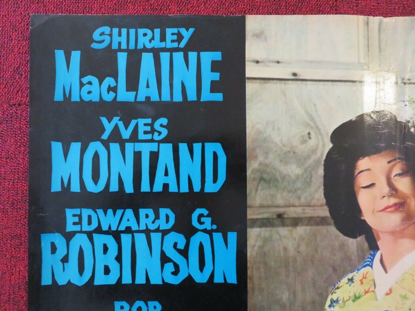 LA MIA GEISHA / MY GEISHA ITALIAN FOTOBUSTA POSTER SHIRLEY MACLAINE YVES MONTAND Movie posters