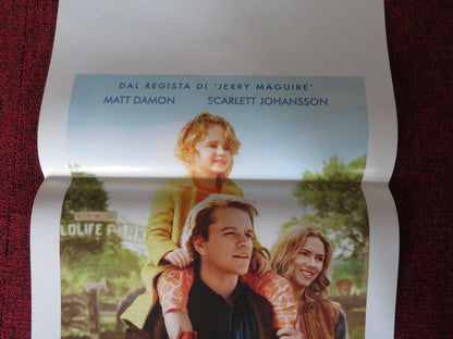 LA MIA VITA E UNO ZOO / WE BOUGHT A ZOO ITALIAN LOCANDINA (27.5"x13") POSTER '11 Movie posters