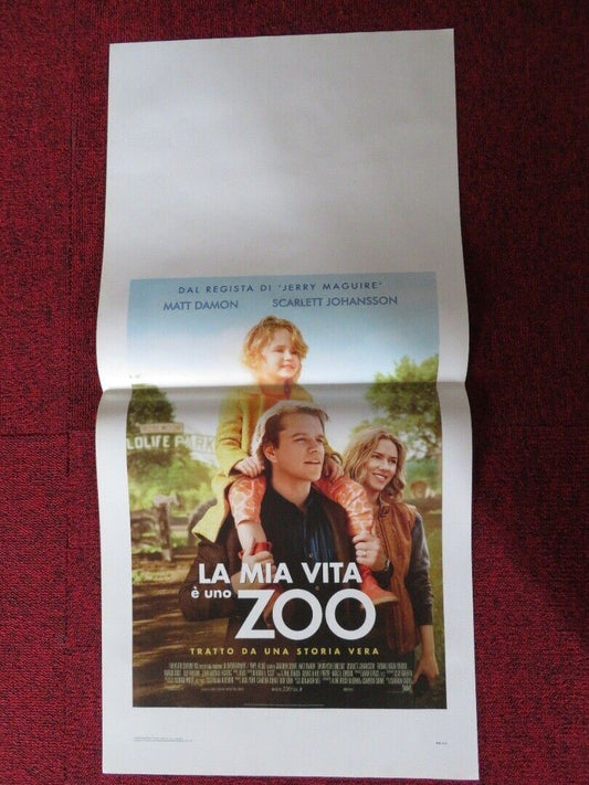 LA MIA VITA E UNO ZOO / WE BOUGHT A ZOO ITALIAN LOCANDINA (27.5"x13") POSTER '11 Movie posters