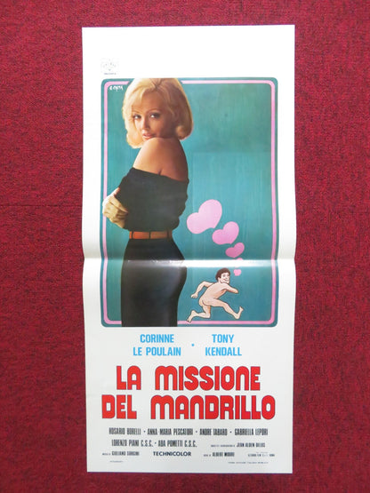 LA MISSIONE DEL MANDRILLO ITALIAN LOCANDINA POSTER CORINNE LE POULAIN 1975 Rendezvous Cinema Movie posters