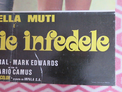 LA MOGLIE INFEDELE La joven casada ITALIAN FOGLIO POSTER PETER CORRAL 1975 Movie posters