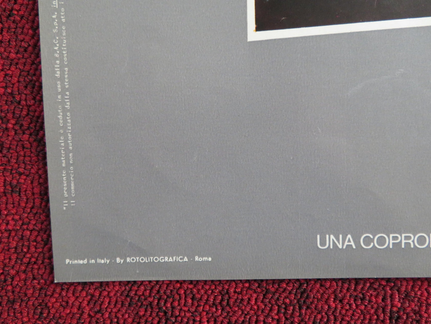 LA MORTE IN DIRETTA / DEATH WATCH ITALIAN FOTOBUSTA POSTER SCHNEIDER KEITEL 1980 Rendezvous Cinema Movie posters