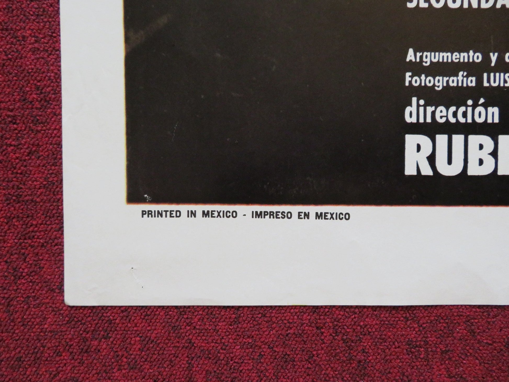 LA MUERTE DEL SOPLON ARGENTINIAN POSTER PEDRO INFANTE JR. 1978 Rendezvous Cinema Movie posters