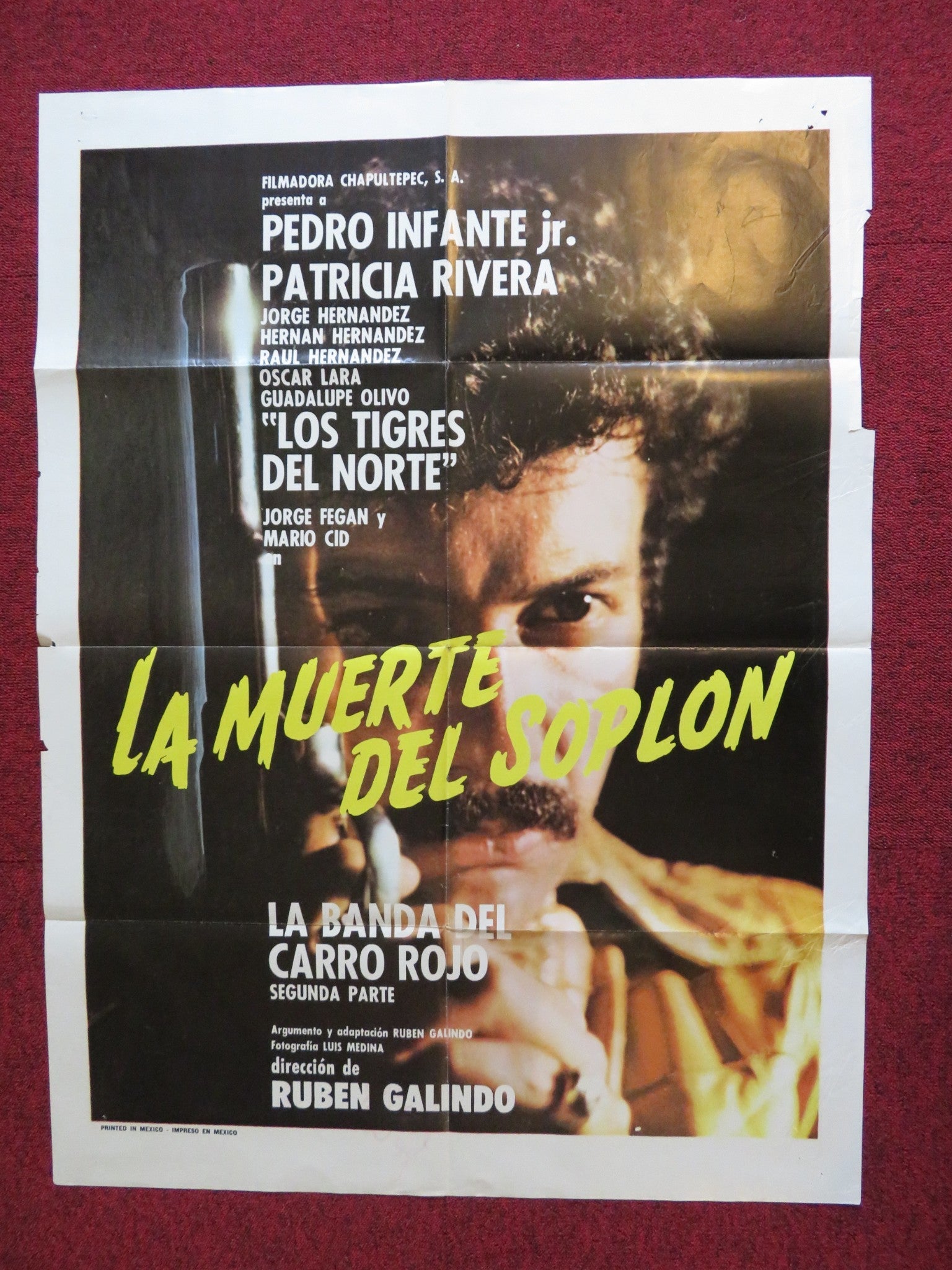 LA MUERTE DEL SOPLON ARGENTINIAN POSTER PEDRO INFANTE JR. 1978 Rendezvous Cinema Movie posters
