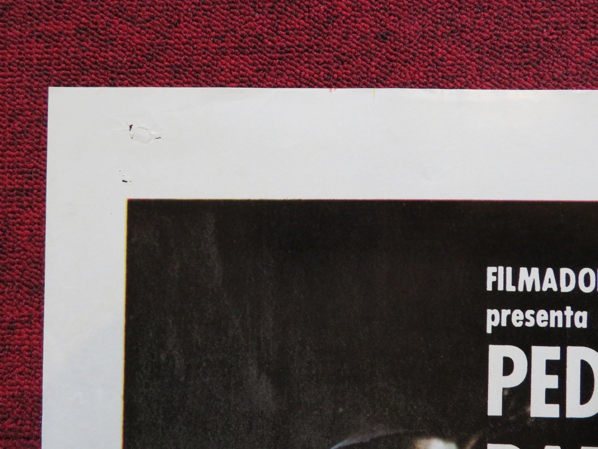 LA MUERTE DEL SOPLON ARGENTINIAN POSTER PEDRO INFANTE JR. 1978 Rendezvous Cinema Movie posters