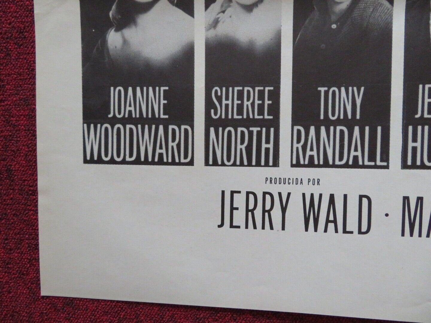 LA MUJER DEL PROJIMO / NO DOWN PAYMET ARGENTINA ONE SHEET FOLDED POSTER 1957 Movie posters