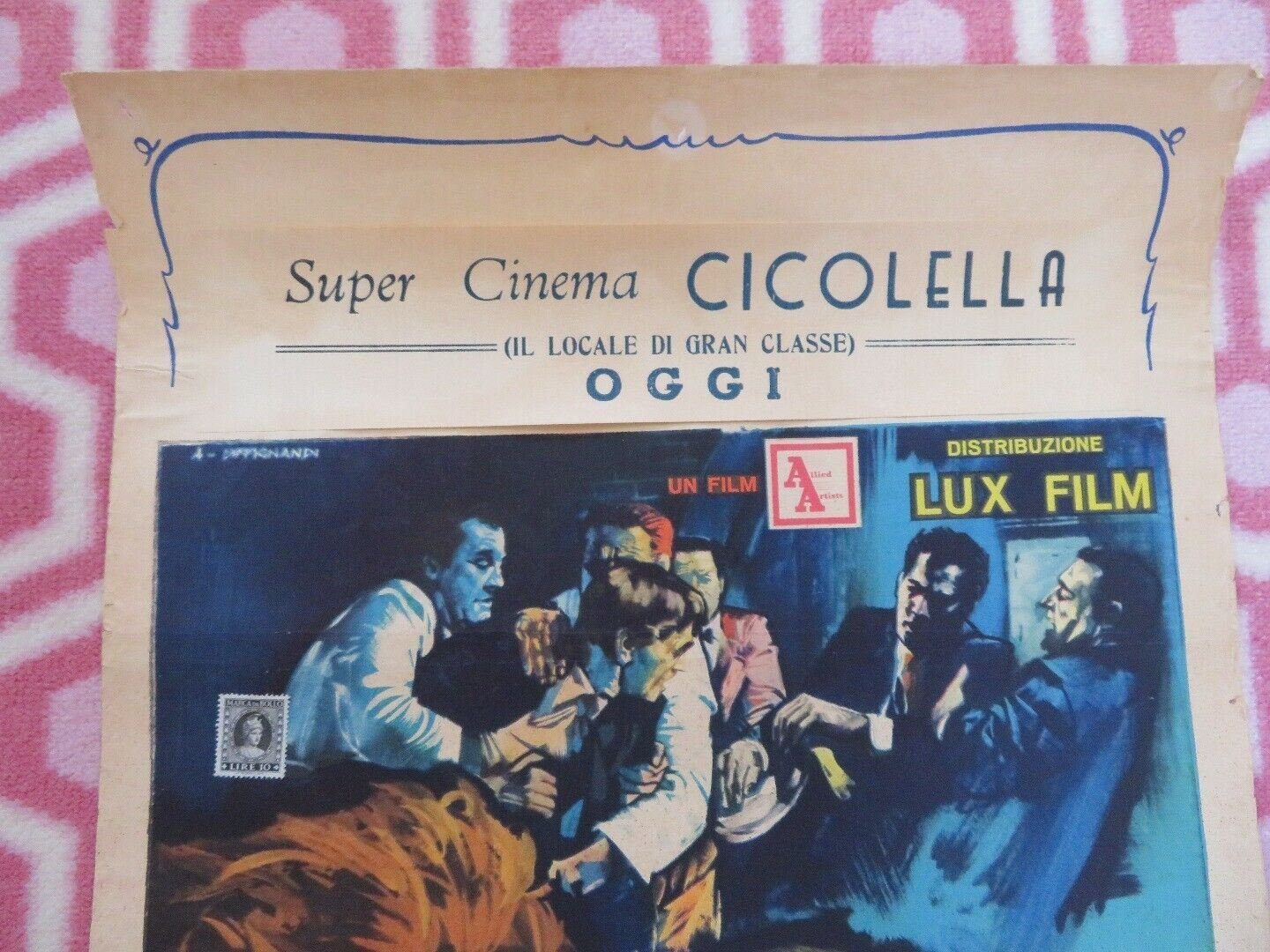 LA NEGRA BIANCA/ I Passed for White ITALIAN LOCANDINA (27" x 13") POSTER 1960 Movie posters