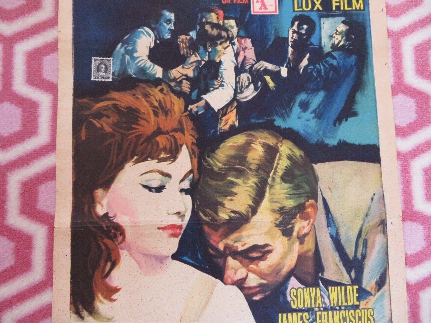 LA NEGRA BIANCA/ I Passed for White ITALIAN LOCANDINA (27" x 13") POSTER 1960 Movie posters