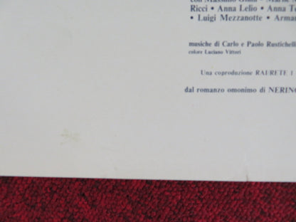 LA NEVE NEL BICCHIERE ITALIAN LOCANDINA POSTER MASSIMO GHINI MARNE MAITLAND 1984 Rendezvous Cinema Movie posters