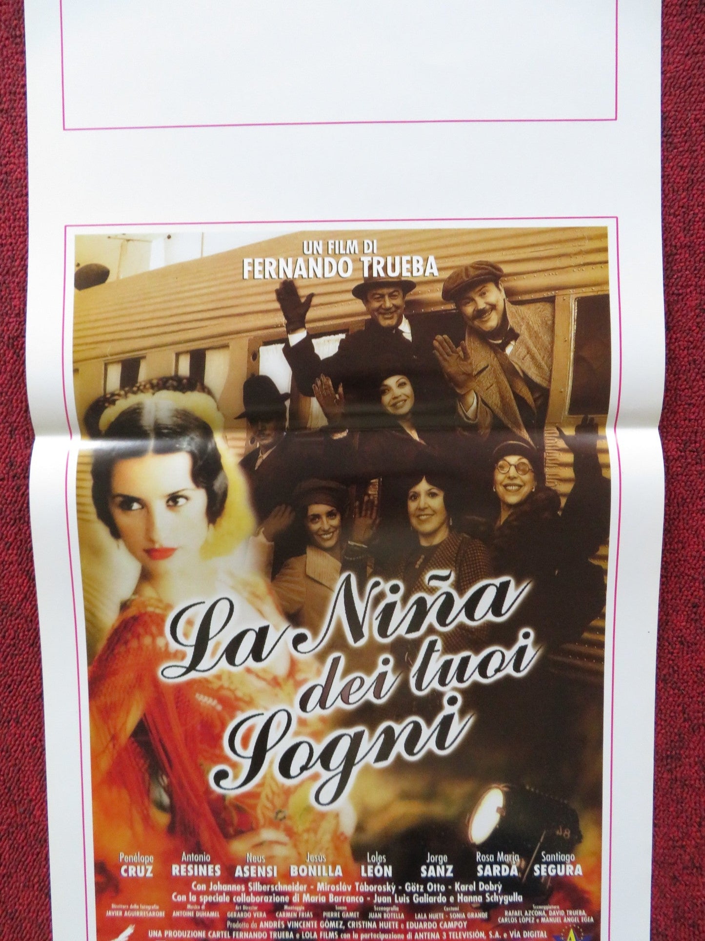 LA NINA DE TUS OJOS ITALIAN LOCANDINA POSTER PENELOPE CRUZ ANTONIO RESINES 1999 Rendezvous Cinema Movie posters