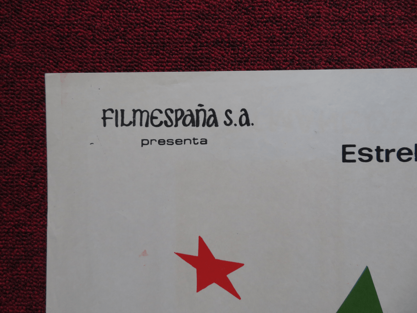 LA NINA DEL PATIO FOLDED ARGENTINA ONE SHEET POSTER ESTRELLITA CASTRO 1967 Rendezvous Cinema Movie posters