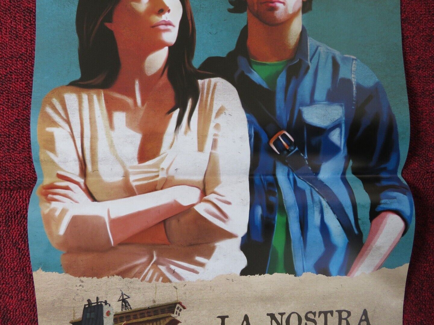 LA NOSTRA QUARANTENA ITALIAN LOCANDINA (27"x12.5") POSTER PETER MARCIAS 2015 Movie posters