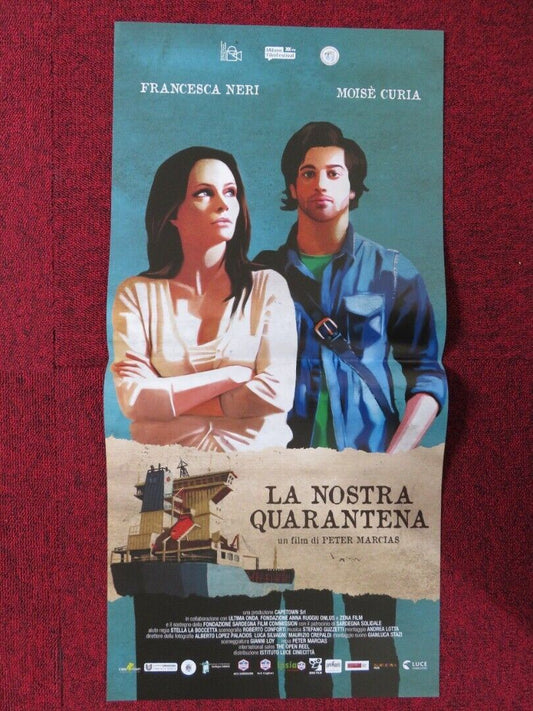 LA NOSTRA QUARANTENA ITALIAN LOCANDINA (27"x12.5") POSTER PETER MARCIAS 2015 Movie posters