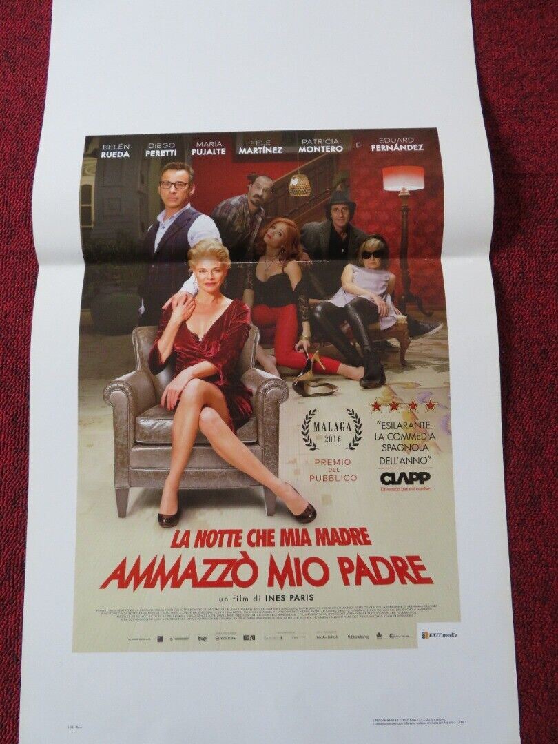 LA NOTTE CHE MIA MADRE AMMAZZO MIO PADRE ITALIAN LOCANDINA(27.5"x13") POSTER '16 Movie posters