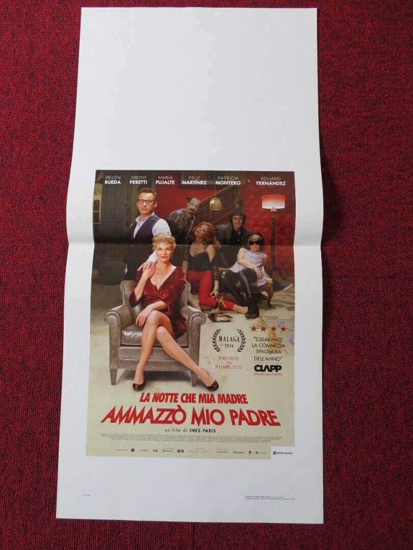 LA NOTTE CHE MIA MADRE AMMAZZO MIO PADRE ITALIAN LOCANDINA(27.5"x13") POSTER '16 Movie posters