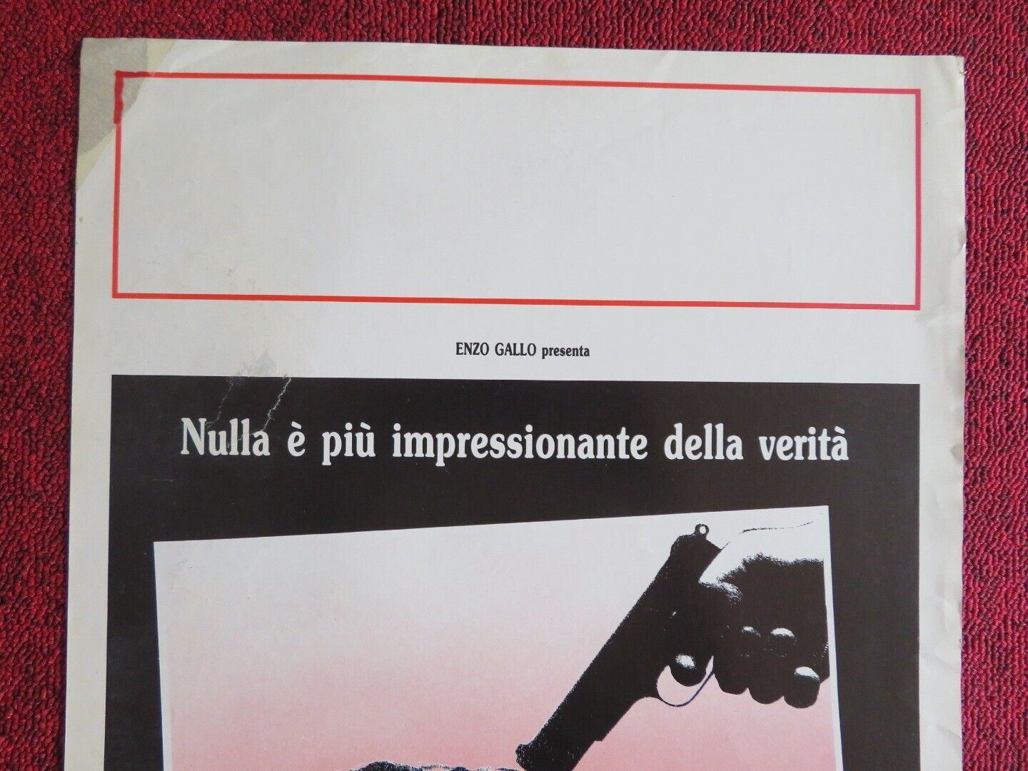 LA NOTTE DELLE MATTE SPEZZATE ITALIAN LOCANDINA (27.5"x13") POSTER 1988 Movie posters