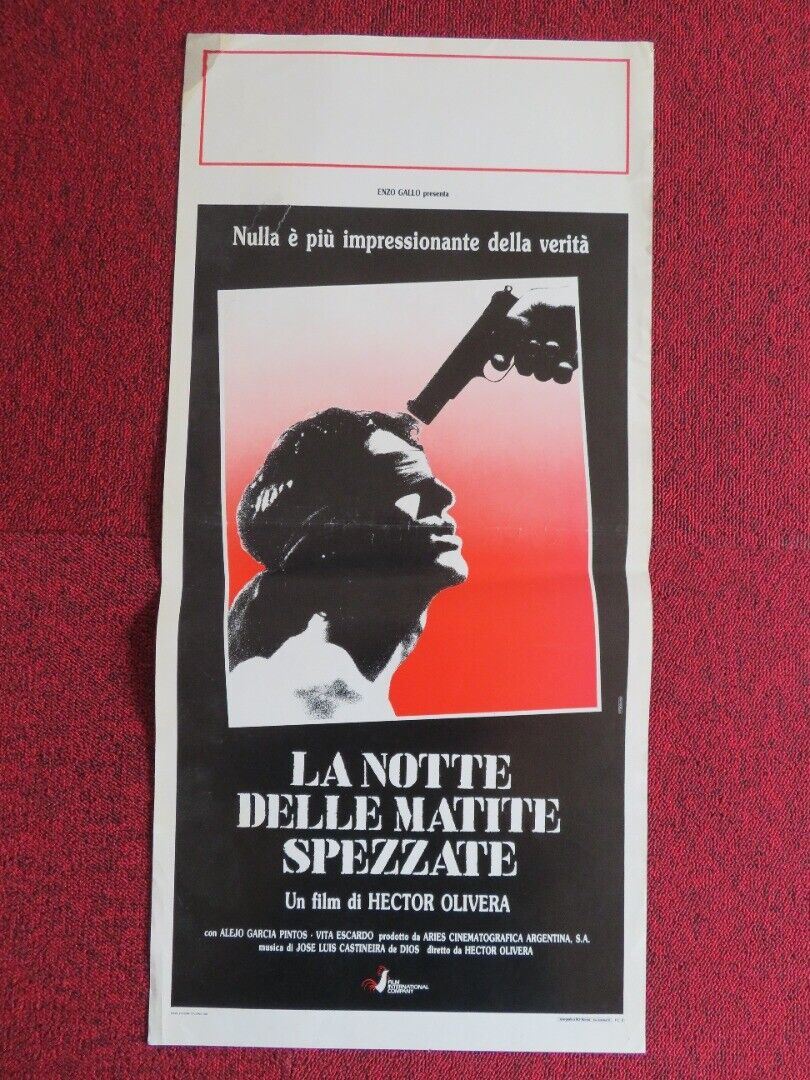 LA NOTTE DELLE MATTE SPEZZATE ITALIAN LOCANDINA (27.5"x13") POSTER 1988 Movie posters