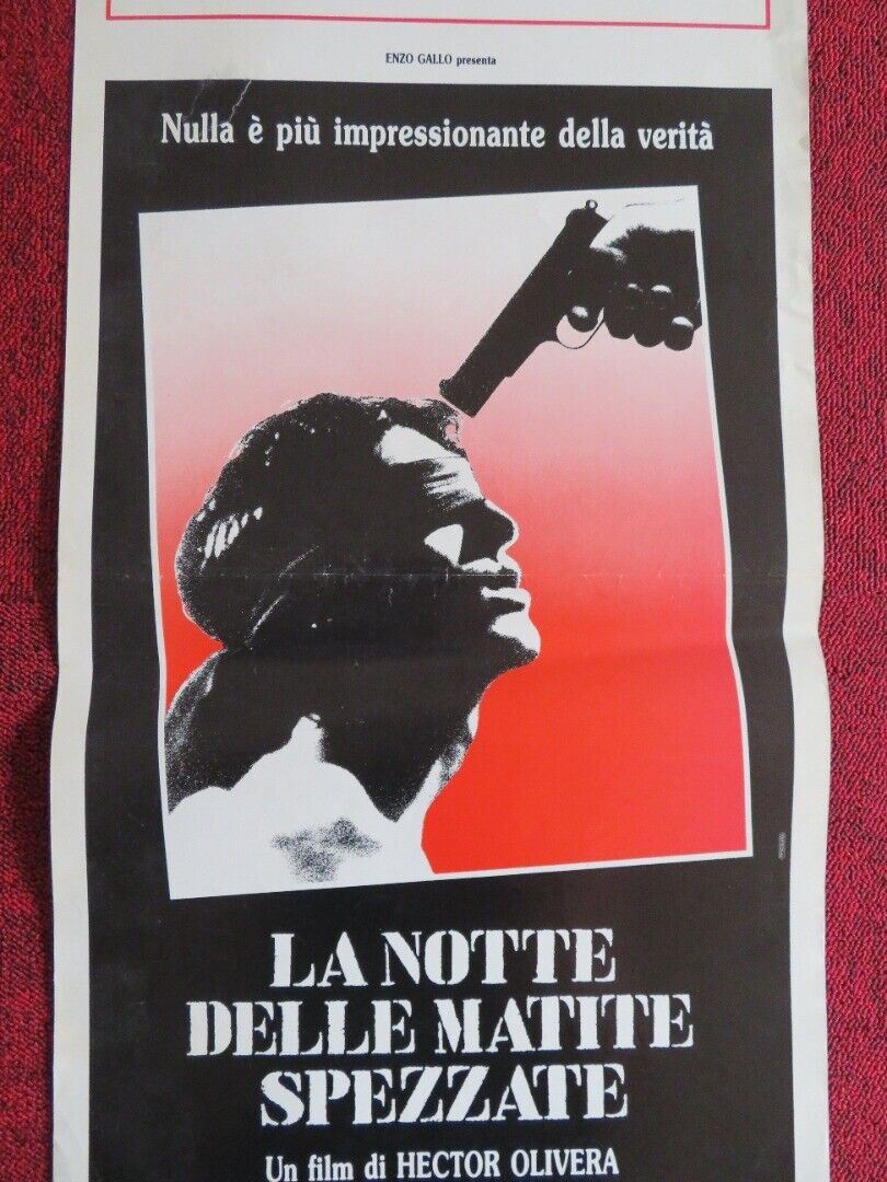 LA NOTTE DELLE MATTE SPEZZATE ITALIAN LOCANDINA (27.5"x13") POSTER 1988 Movie posters
