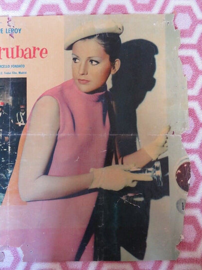 LA NOTTE E FATTA PER.. RUBARE ITALIAN PHOTOBUSTA POSTER CATHERINE SPAAK 1967 Movie posters