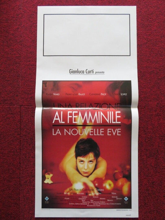 LA NOUVELLE EVE - UNA ... ITALIAN LOCANDINA (27.5"x13") POSTER 2000 - Rendezvous Cinema