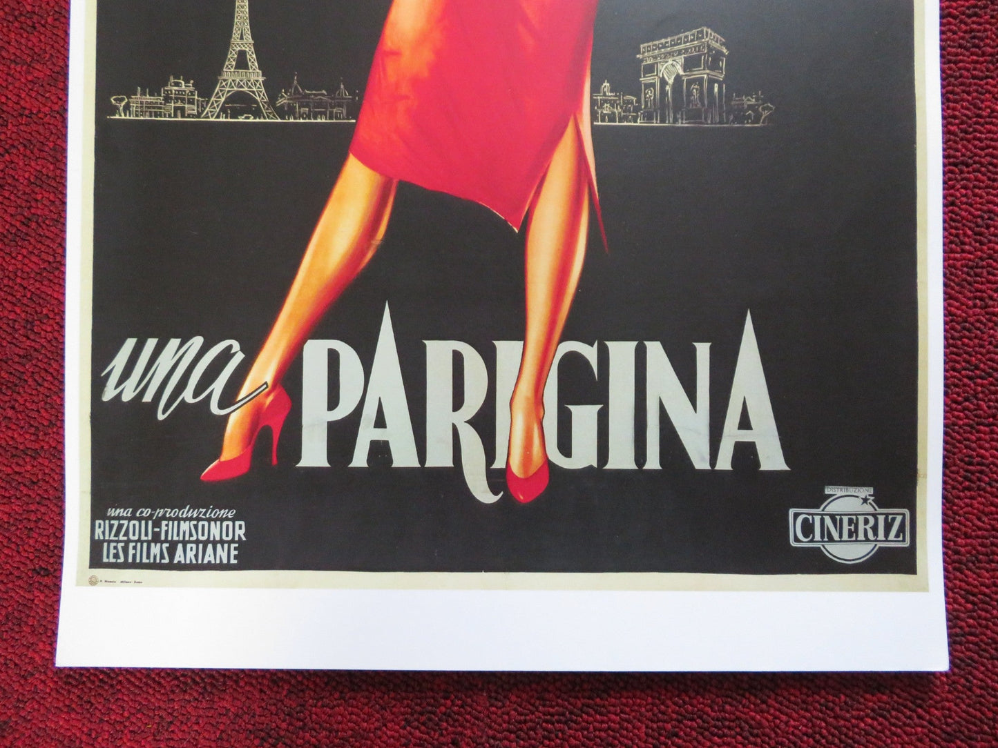 LA PARISIENNE REPRODUCTION PHOTO BRIGITTE BARDOT CHARLES BOYER 1957 Rendezvous Cinema Movie posters